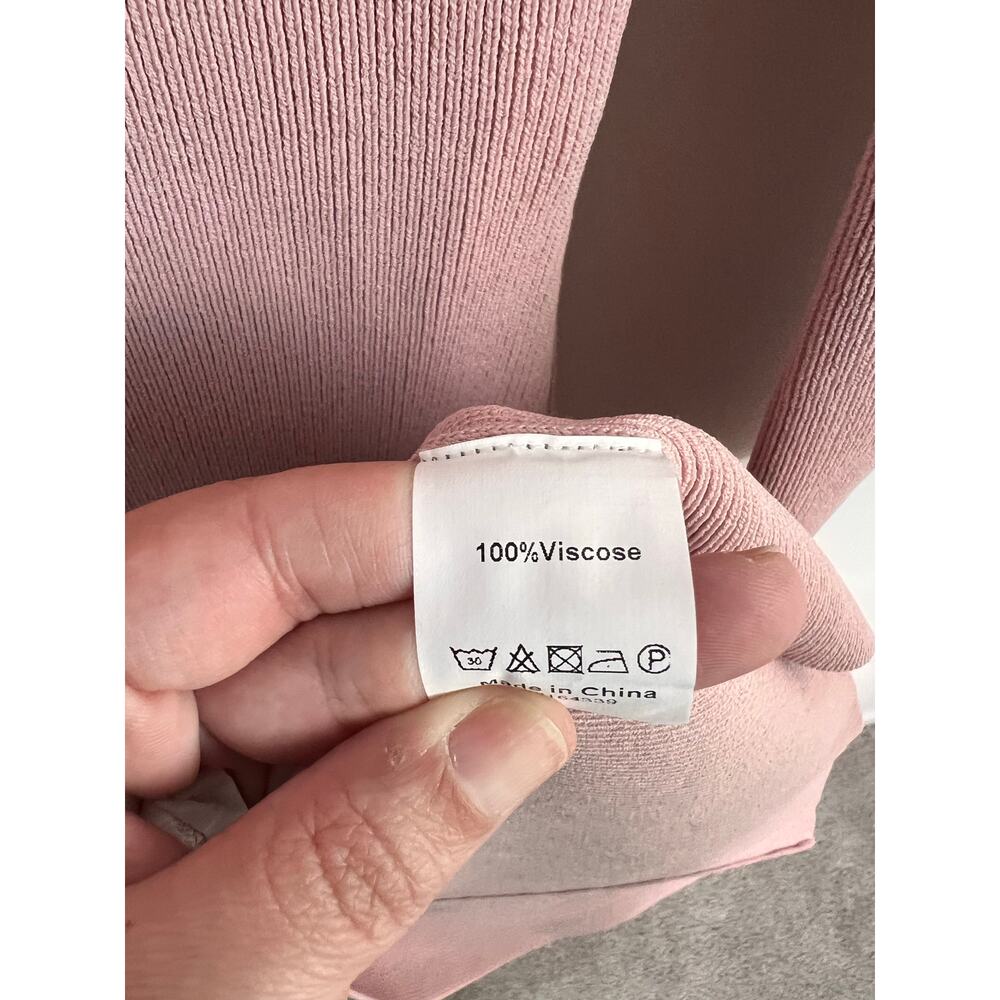 Petal and Pup Aquerelle Sweetheart Bodycon Midi Dress Women's Rose Women's 4 NWT - Picture 12 of 12